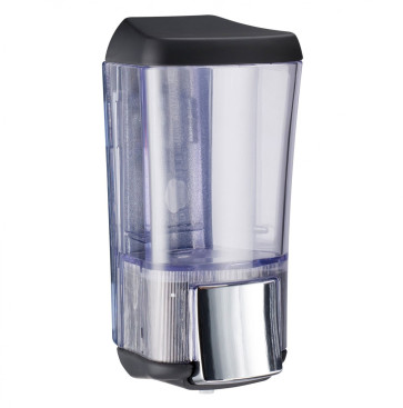 Диспенсер для мыла Nofer 03010 Black (170мл, прозрачный)