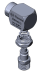 Переходник угловой 3/8"ш-3/8"г (нерж, вращ, тип RW140-2) RC