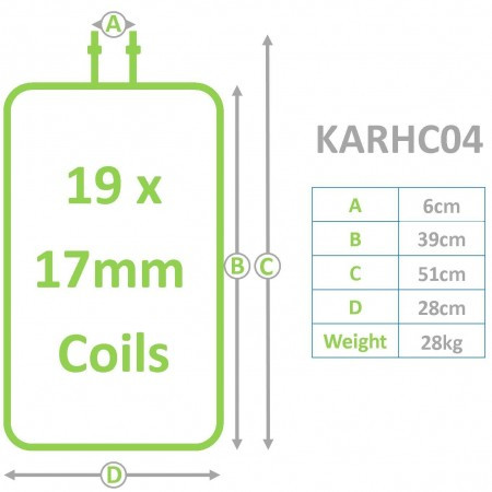 Змеевик (280х510мм, для HDS 695,797,895,995) R+M