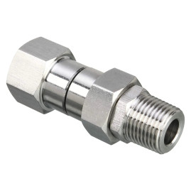 Переходник вращающийся М22х1.5ш-1/4г (нерж) TOR