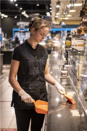 Щетка ручная Vikan (330 мм, оранжевый)