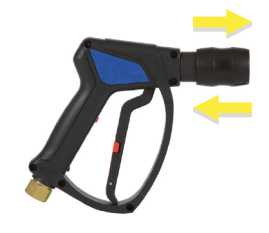 Пистолет высокого давления MTM SG35 (М22х1.5ш-Байонет KW лат., 310бар)