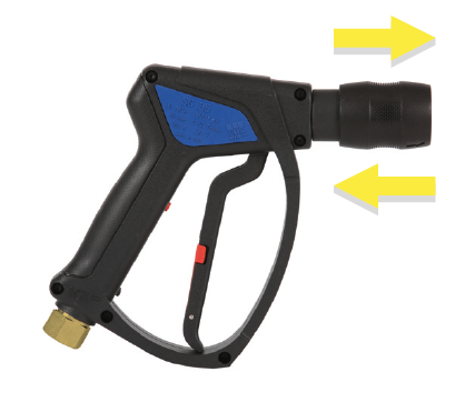 Пистолет высокого давления MTM SG35 (М22х1.5ш-Байонет KW лат., 310бар)