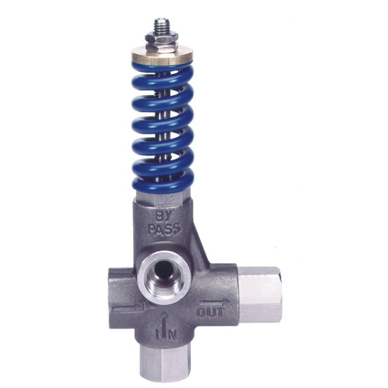 Регулятор давления PA VB80/280 (280бар, 80л/мин, 1/2"г-1/2"г, By-pass 1/2"г, Aisi 316)