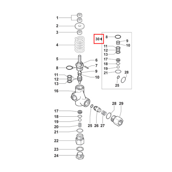 Ремкомплект регулятора Comet 5015002800