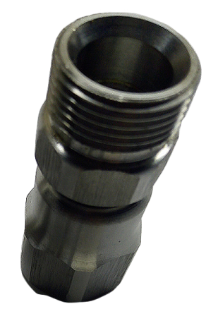 Переходник М22х1.5ш-М22х1.5г (нерж, вращ) RC