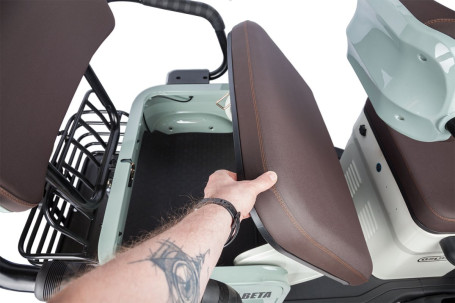 Трицикл электрический Rutrike Gelbert Beta (48/60V, 800W, зелено-белый) (0000256-3030)