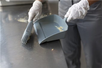 Щетка ручная Vikan (33см, серый)