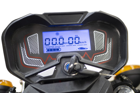 Трицикл электрический Rutrike D4 NEXT II 60V1500W (синий)