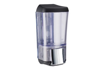 Диспенсер для жидкого мыла Nofer (170мл, пласт, прозрачный)