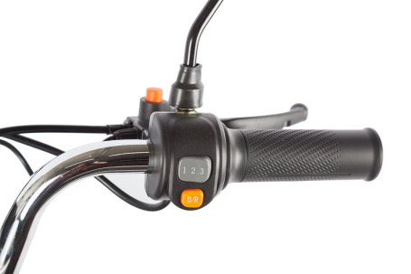 Трицикл электрический Rutrike Gelbert Beta (48/60V, 800W, сереребристо-белый) (0000256-3032)