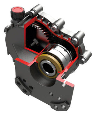 Редуктор для ДВС Tecomec RGB35 (23кВт, 28.6/30мм, фланец 87мм)