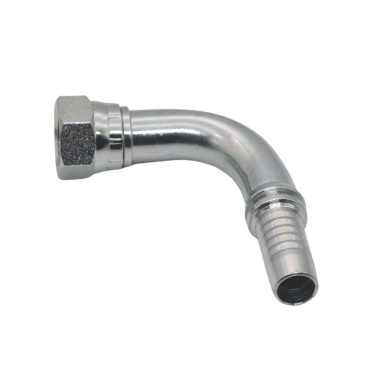 Фитинг высокого давления JIC (DN16, 1 1/16г, 90гр, оцинк) Robin