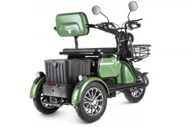 Трицикл электрический Rutrike Пилот (зеленый)