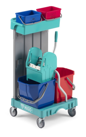 Тележка TTS Mini Magic 300B (2х15л, 2х4л, отжим TEC)