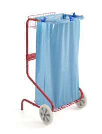 Тележка TTS DUST HAPPY (металл, держатель бумаги и мешка 120 л)