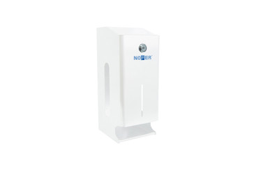 Диспенсер для туалетной бумаги Nofer (белый, для 2 рулонов)