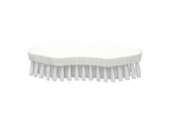 Щётка-скраб ручная FBK (180х60мм, средн.жесткость, 30мм ворс, белый)