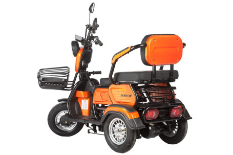 Трицикл электрический Rutrike Gelbert Caf (48/60V, 600W, синий) (0000131-3036)