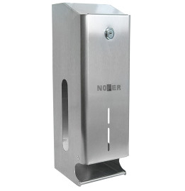 Диспенсер для туалетной бумаги Nofer 05102.B (прямоугольный, нерж, глянцевый, для 3 рулонов)