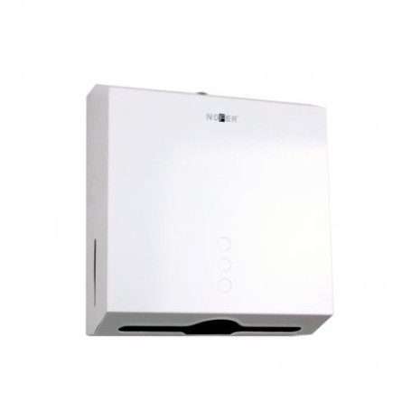 Диспенсер для полотенец Nofer industrial evo (нерж., белый)