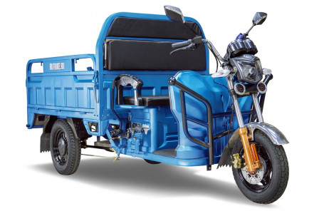 Трицикл электрический Rutrike Дукат 1500 60V1000W (синий)
