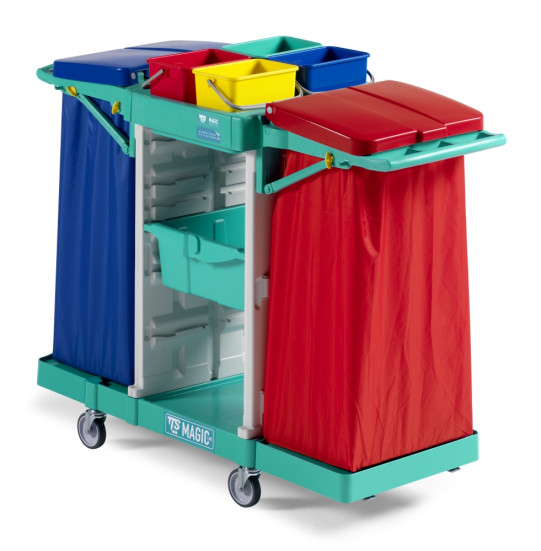 Тележка TTS Magic Line 230B (4х4л, выдв. ящик, 2 держ. мешка 120л) (ML230B0A0A00)