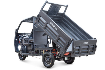 Трицикл электрический Rutrike D5 КАБИНА гидравлика (темно-синий матовый)