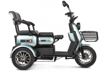 Трицикл электрический Rutrike Патрон (голубой)