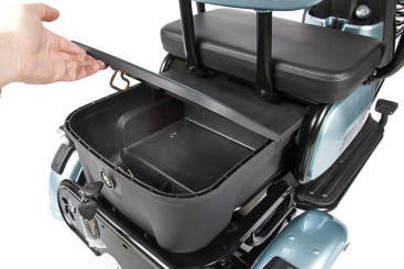 Трицикл электрический Rutrike Патрон (голубой)