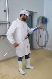 Ерш IGEAX для труб (для гибких ручек, d64х230мм, синий)