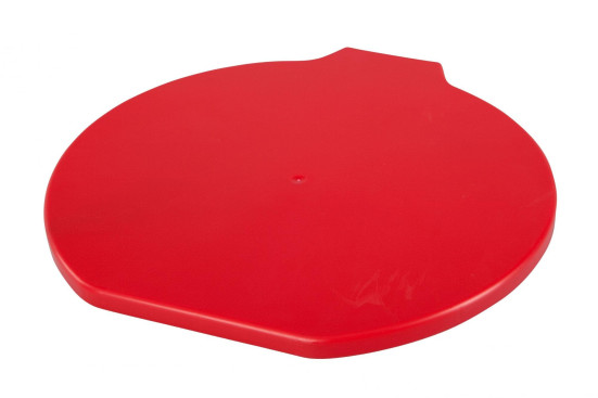 Крышка для ведра FBK (полипропилен, 9л, красный)