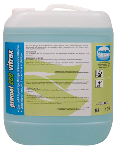 Средство для стекол Pramol ECO-VITREX 10л