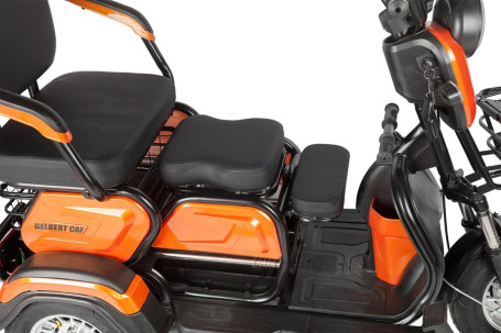 Трицикл электрический Rutrike Gelbert Caf (48/60V, 600W, белый) (0000131-3039)