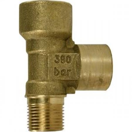 Тройник 3/8г-г-ш (400бар, лат) Tecomec