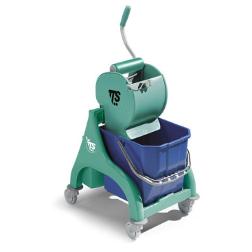 Тележка TTS Nick (1*15л, пласт, с отжимом Dry, без ручки, зеленый)