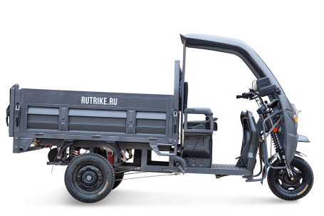 Трицикл электрический Rutrike D5 КАБИНА гидравлика (темно-зеленый)