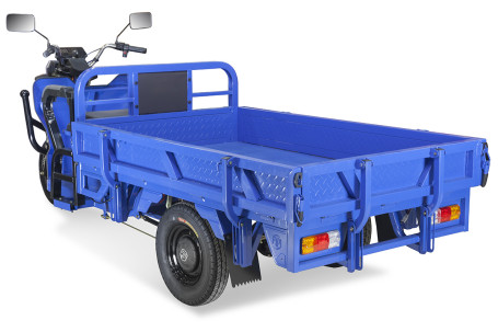 Трицикл электрический Rutrike Габарит 1700 60V1200W (синий матовый)