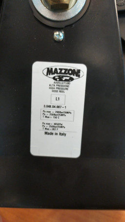 Катушка высокого давления Mazzoni (250бар, до 10м, пластик/металл)