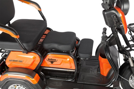  Трицикл электрический Rutrike Gelbert Caf 48V/60V 600Вт (синий)