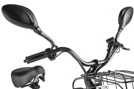 Трицикл электрический Eltreco Porter Fat 500 (черный)