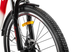 Электровелосипед Eltreco White (бело-зеленый)