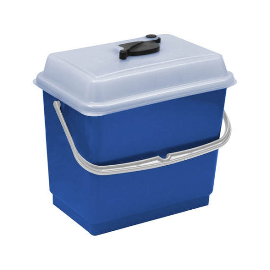 Ведро TTS (4л, для салфеток, 10шт, синий)