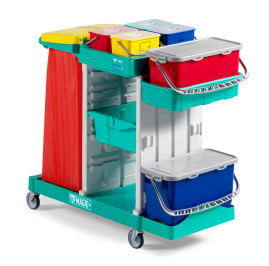 Тележка TTS Magic System 720B (4х1л, держатель мешка 120л)