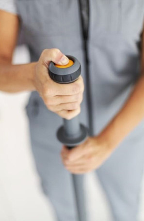 Ручка телескопическая Vikan (d29мм, алюм, серый, 1150 - 1730мм)