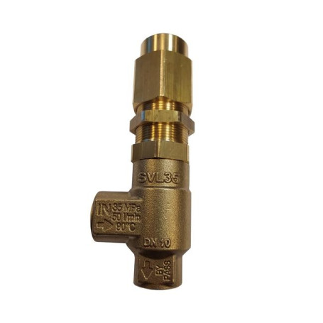 Клапан предохранительный Mecline SVL35 (350бар, 50л/мин, 3/8"г, By-pass 3/8"г) (4073500024)
