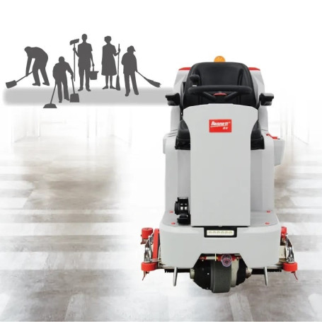 Поломоечная машина Bennett Hussar H120-75R PRO (300Ач, Li)