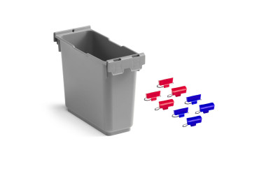 Ведро TTS EROY (6л, серый)