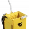 Ведро TTS WITTY (30л, желтое, со сливным отверстием, диаметр колес 80мм)