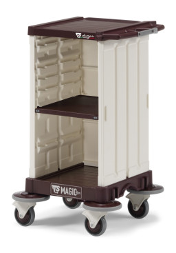 Тележка TTS MagicArt 00 Safety (без двери, 2 полки, база бордо)
